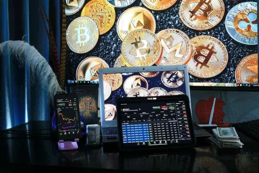 crypto trader desk