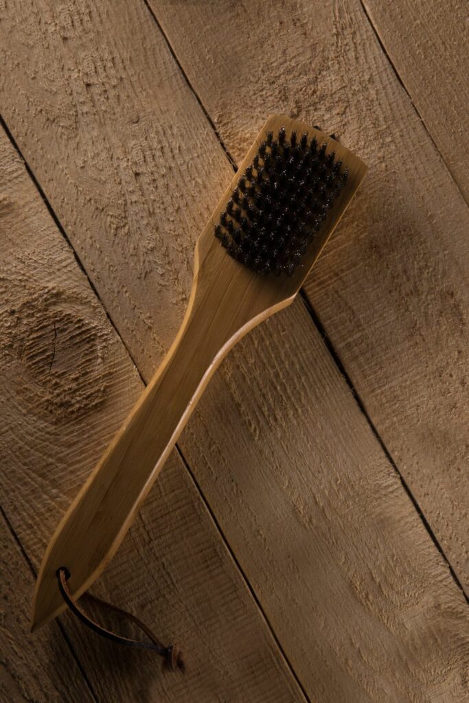 Image via Canvas - barbecue cleaning square metallic brush