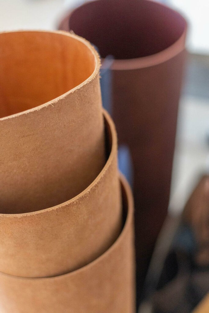 Image via Canva - raw leather