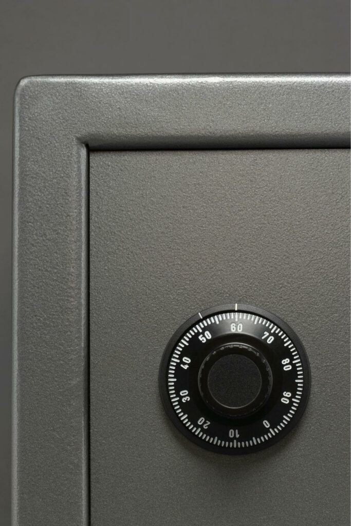 Image via Canva - safe box door 2