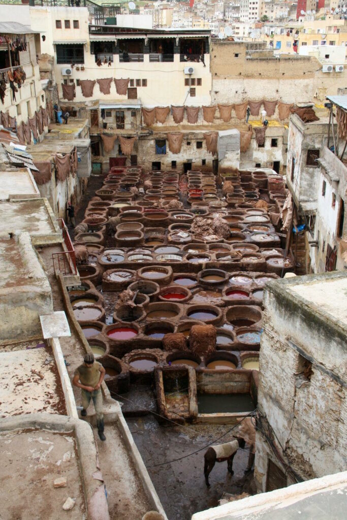 Image via Canva - traditional leather tanning