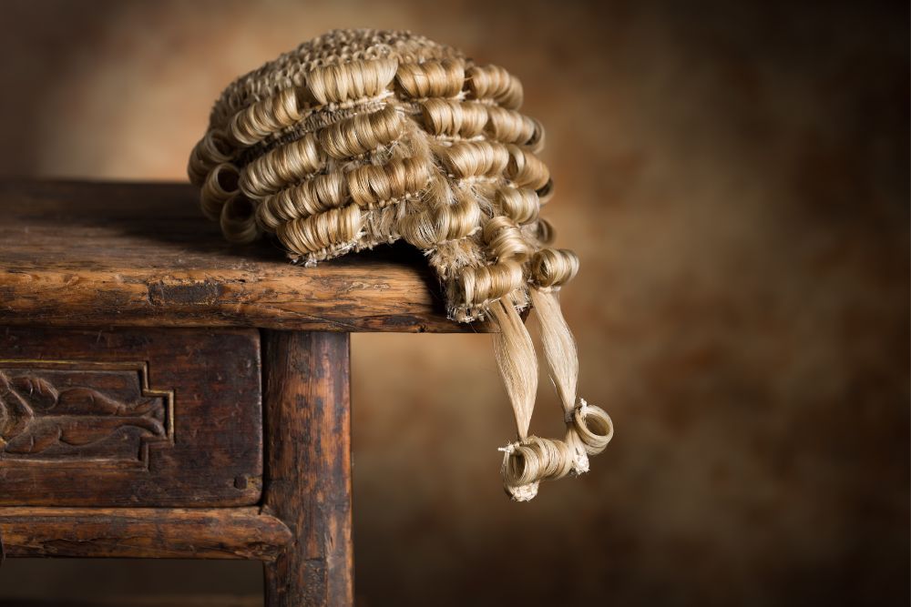 Image via Canvas - Barrister's Wig